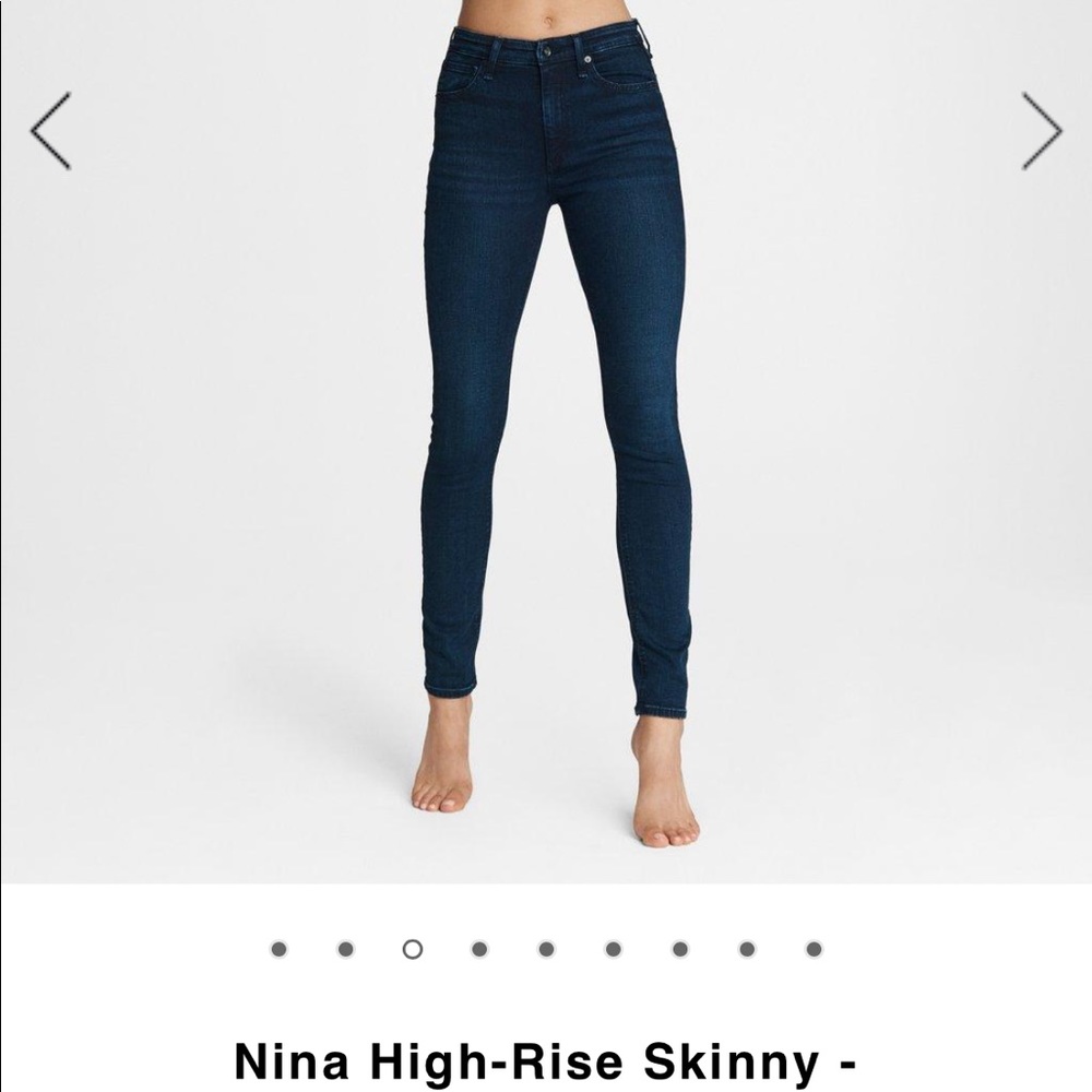 Rag & Bone - Nina High Rise- Skinny Jeans - 28